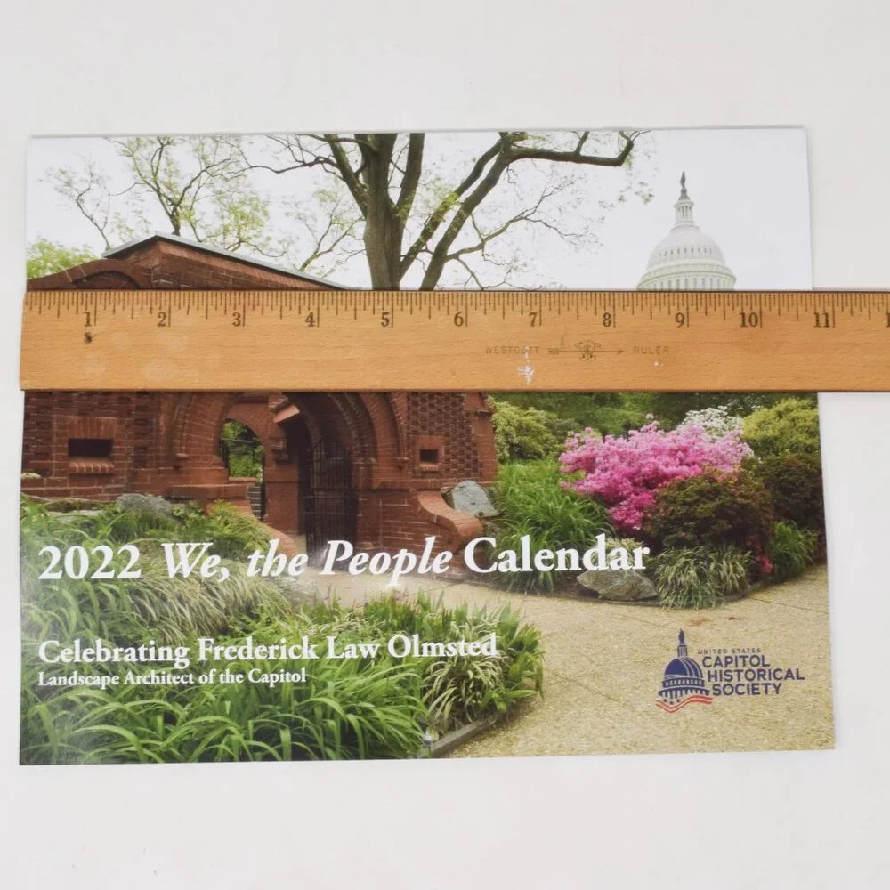 2022 We The People Wall Calendar Frederick Law Olmsted Architect Capitol 12 Mnth